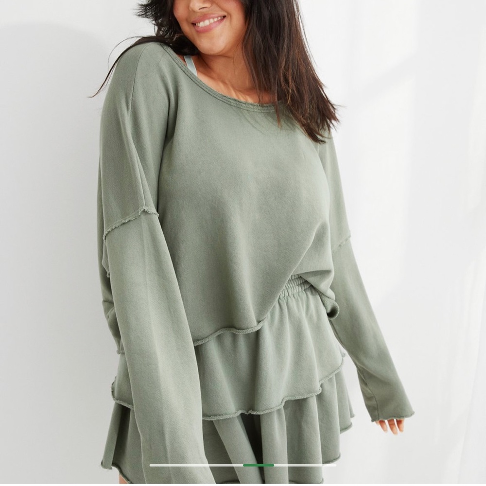Aerie Skirt and Sweatshirt Set